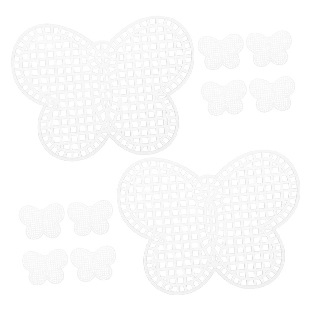 Uonlytech 10-Piece Creative Butterfly-Shaped Plastic Needle Sheets