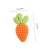 Yardwe Hand-Knitted Carrot Charms (2 Pieces) view 2