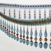 CTRSM Blue Beaded Fringe Trim, 12 Yards view 1