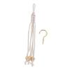 Mobestech Cotton Rope Banana Hanger with Wooden Beads view 1