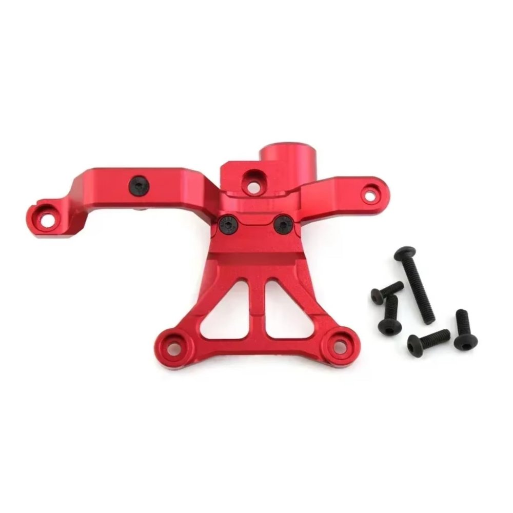 TOQPCZA Metal Steering Bellcrank Support for Traxxas X-Maxx 1/5 RC Monster Truck, Red