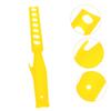 Yellow Manual Sturdy Plastic Paint Stirring Stick view 3