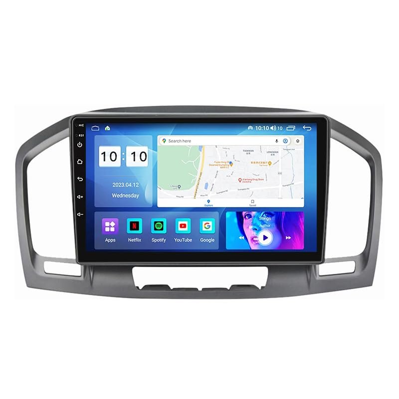 BUCHUAN 9-Inch Android Car Stereo for Buick Regal 2009–2013, HD Touchscreen with GPS, Bluetooth, Steering Wheel Control and Backup Camera