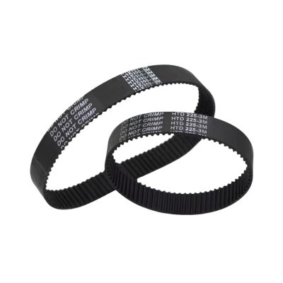1-Pc HTD3M-624 High-Precision Rubber Synchronous Belt with Curvilinear Teeth, 624–633 mm Pitch Length, 25 mm Width