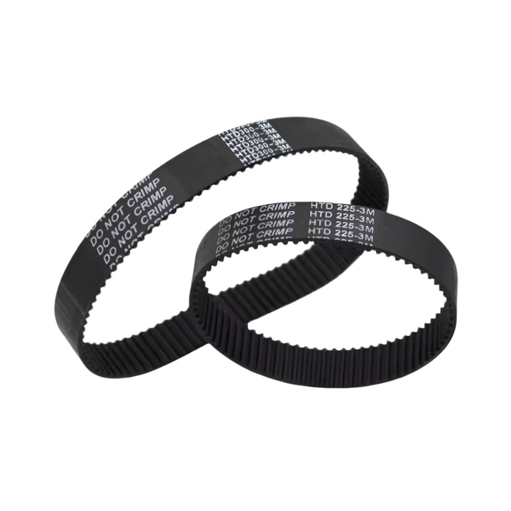 1-Pc HTD3M-624 High-Precision Rubber Synchronous Belt with Curvilinear Teeth, 624–633 mm Pitch Length, 25 mm Width