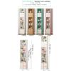 Multicolor Wooden Bookshelf with Doors, 3–6 Tiers, Space-Saving, for Kids’ Rooms view 2