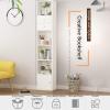 Multicolor Wooden Bookshelf with Doors, 3–6 Tiers, Space-Saving, for Kids’ Rooms view 3