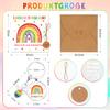Rainbow Guardian Angel Keychain for School Kids view 2