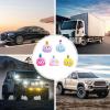Car Decor – 5-Piece Cute Coal Ball Plush Dashboard Decorations view 4