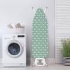 Green Polka-Dot Ironing Board Cover with Hook-and-Loop Fasteners view 3