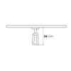 DQ-PP Curtain Track Clips with Clamp (10 pcs) White Aluminum 1-/2-Track System view 2