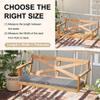 HJZPWB Outdoor Bench Cushion with Removable Cover, Gray, 120 x 50 x 3 cm view 2