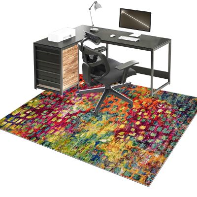 PaGuvFng Office Chair Mat 90 x 110 cm for Hard Floors