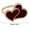 Heart-Shaped Napkin Holder Rings view 2