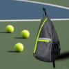 Pickleball Crossbody Bag for Women, Reversible, Adjustable Zipper, Lightweight, Black view 2