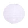 Hanging Paper Lanterns, Round Paper Lampshade for Wedding Decoration (White, 30 cm) view 1