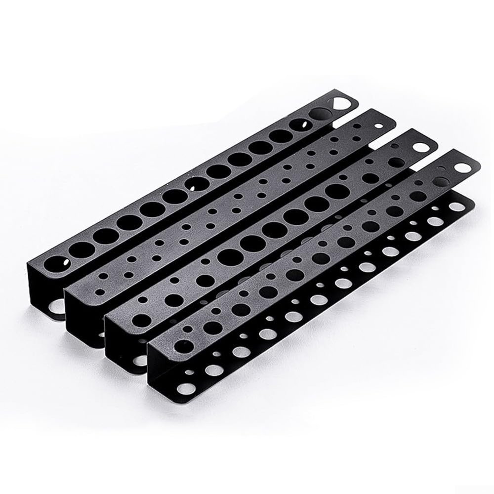 FortunateSweet 3-in-1 Tool Rack for Screwdrivers and Pliers, Space-Saving Wall-Mounted Design
