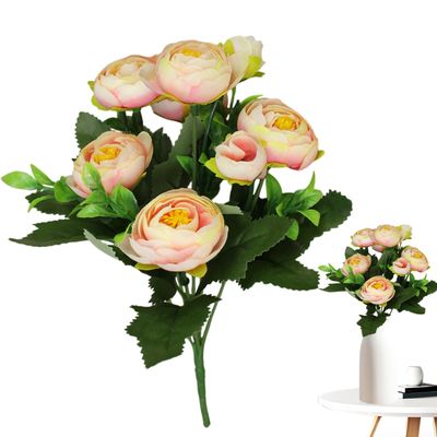 Artificial Camellia Flower Arrangement