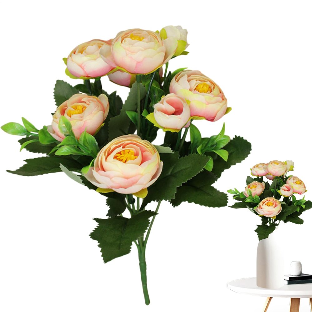 Artificial Camellia Flower Arrangement