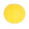 Hanging Paper Lanterns, Round Paper Lampshade for Wedding Decoration (Yellow, 20 cm) view 1