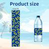 SAVITA 20 Blue Water Bottle Labels with Gold Ring Print view 2