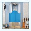 CQIKRWGWS Half-Height Swing Door, Café-Style Louvered Door for Salons, Self-Closing, Hollow-Carved Design, Kitchen Hallway Entry Partition, Butler Door, 6 Styles view 2