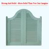 CQIKRWGWS Half-Height Swing Door, Café-Style Louvered Door for Salons, Self-Closing, Hollow-Carved Design, Kitchen Hallway Entry Partition, Butler Door, 6 Styles view 4
