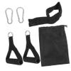 Abaodam Fitness Replacement Resistance Handles, 6 Pieces, Black ABS view 1
