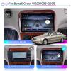ZUBIX Android Double-DIN Car Stereo for Benz S-Class W220 1998–2005, 9-Inch Touchscreen, 8-Core, 4G+WiFi, 8G+256G view 2