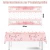 Gleemix 130x220cm Rose Gold Bride to Be Tablecloth view 2