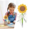 Flower Pens, Crocheted Sunflower Decor Pens view 3