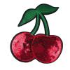 Cherry Sequin Iron-On Patch for Clothing view 2