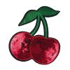 Cherry Sequin Iron-On Patch for Clothing view 4