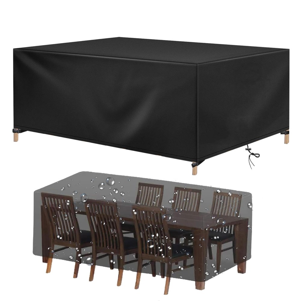 Outdoor Furniture Cover for Garden Table, 220 x 130 x 100 cm