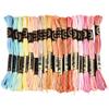 CABODYALS 18 Skeins 6 Strands Colorful Embroidery Thread view 1