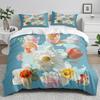 Pink and White Floral Duvet Cover Set, 200 x 230 cm view 2