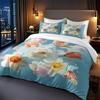 Pink and White Floral Duvet Cover Set, 200 x 230 cm view 4