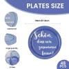 HFBOBP 48-Piece Blue Gradient Plates view 2