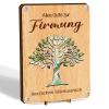Confirmation Gift for Boys and Girls, Wooden Money Gift with Stand, Tree of Life Confirmation Gift view 1