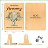 Confirmation Gift for Boys and Girls, Wooden Money Gift with Stand, Tree of Life Confirmation Gift view 2