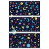 PLIGREAT 3 Sheets Cartoon Star Moon Transfer Stickers view 1