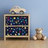 PLIGREAT 3 Sheets Cartoon Star Moon Transfer Stickers view 3