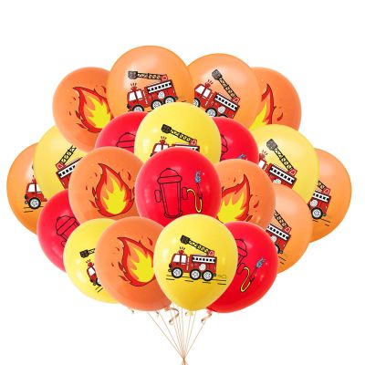 Gleemix Fire Truck Balloons, 20 Pack
