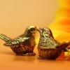 Brass Sparrow Statue - Set of 2 view 3
