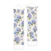 PLIGREAT 2 Pack Vertical Tapestry with Hydrangeas and Butterflies view 1