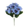Realistic Silk Outdoor Flowers with Five Forked Pansies view 1