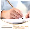 LAPYAPPE 2-Piece Bamboo Calligraphy Brush Set with Fine Tips and Lanyard Design, Easy to Clean, for Traditional Chinese Calligraphy and Students view 2