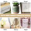 PLIGREAT 6 Sheets Elegant Font Letter Transfer Stickers view 3