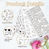 PLIGREAT 6 Sheets Elegant Font Letter Transfer Stickers view 4