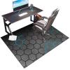 RxueSug Desk Chair Mat, Gaming Chair Rug for Hard Floors and Carpet, 160 x 180 cm view 1